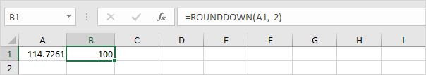 ROUND DOWN NEAREST 100