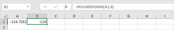 ROUND NEGATIVE NUMBER DOWN NEAREST INTEGER