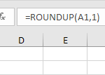 Round Negative Number Up to One Decimal Place