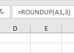 Round Up to Three Decimal Places