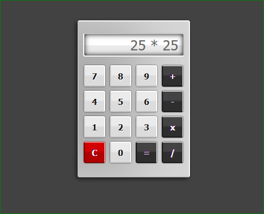 Creating a Simple Calculator using HTML and Pure CSS