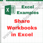 Excel Example – Share Workbooks in Excel