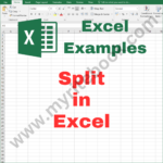 Excel Example – Split in Excel