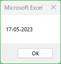 Excel VBA-Date and Time in Excel - Date