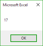 Excel VBA - Function and Sub in Excel: Function Result