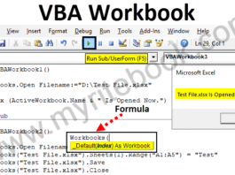 Excel VBA Workbook and Worksheet Object in Excel
