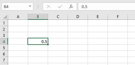 General format in Excel