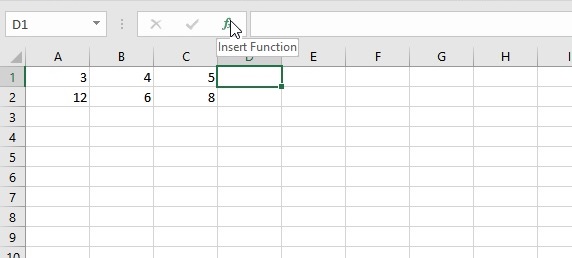 Insert a Function