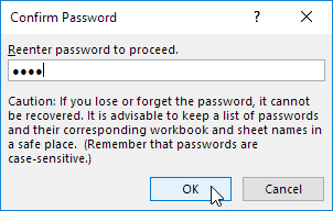 Re Enter Password