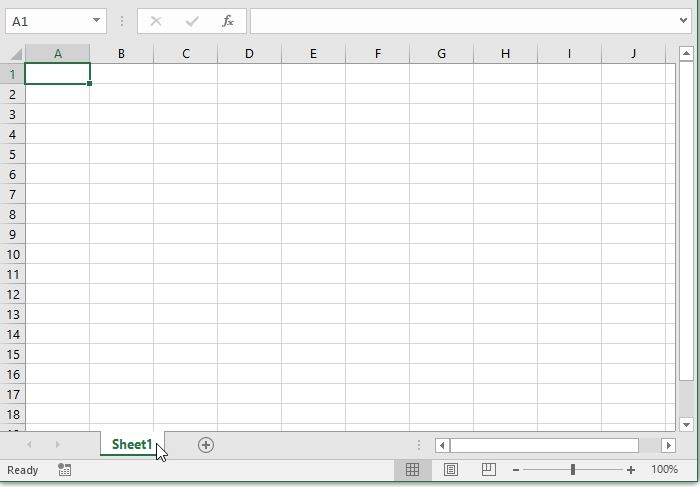 Excel Basics - Worksheets in Excel