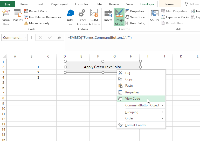 Macro in Excel