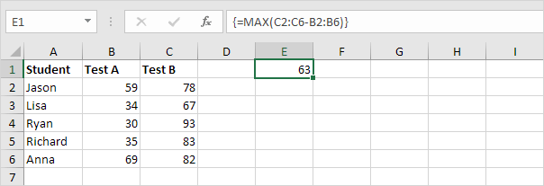 WITH ARRAY FORMULA STEP 3