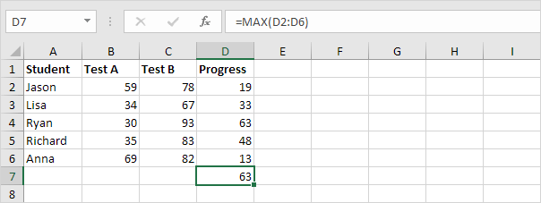 WITHOUT ARRAY FORMULA STEP 2