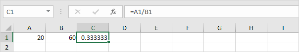 Division Formula