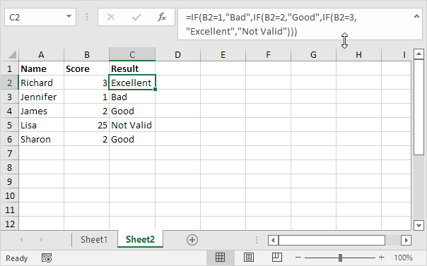 Expand the Formula Bar