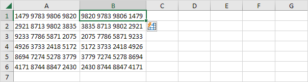 Flash Fill in Excel