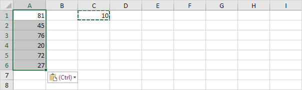 Paste Special Subtract Result