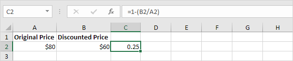 Subtract Result From 1